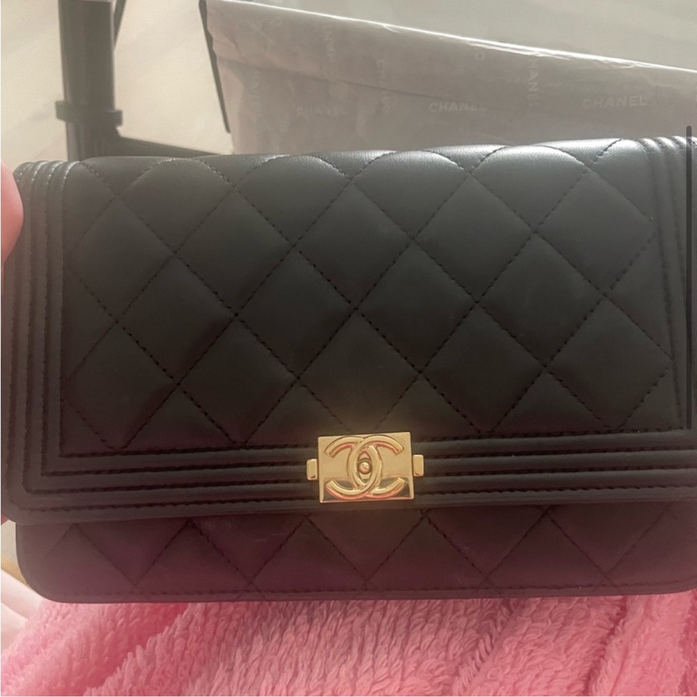 Chanel Boy Wallet on Chain